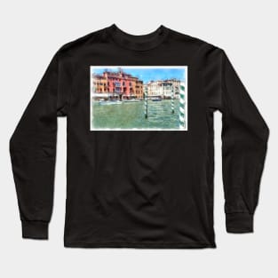 The Grand Canal, Venice, Italy Long Sleeve T-Shirt